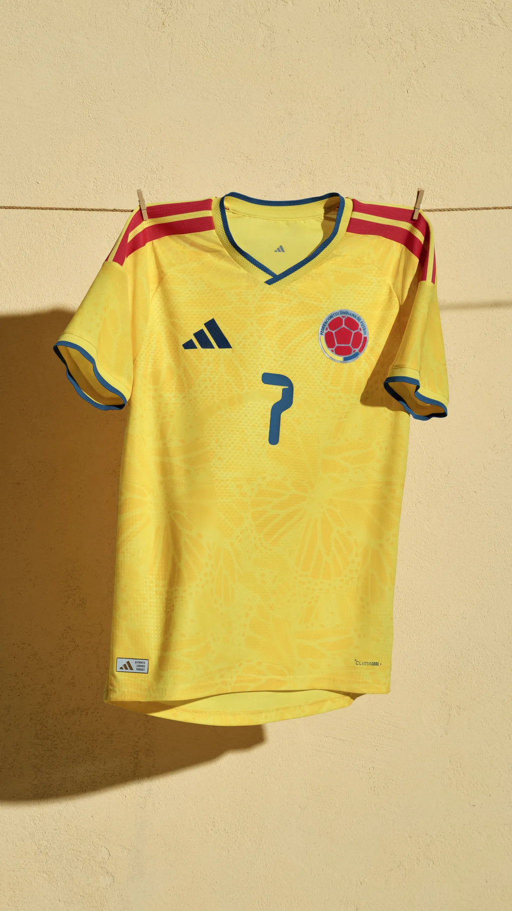 Colombia 2026 Home Player Match Jersey Customizable