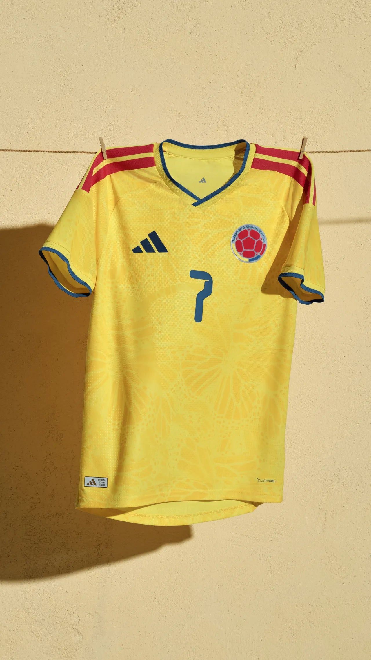 Colombia 2026 Home Player Match Jersey Customizable