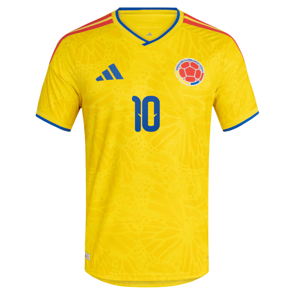Colombia 2026 Home Player Match Jersey Customizable