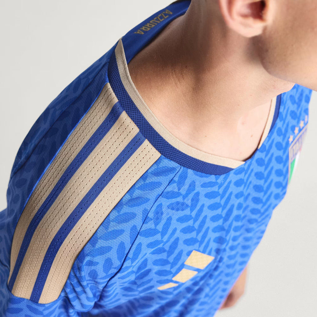 Men's Authentic adidas Italy Home Player Match Jersey 2026