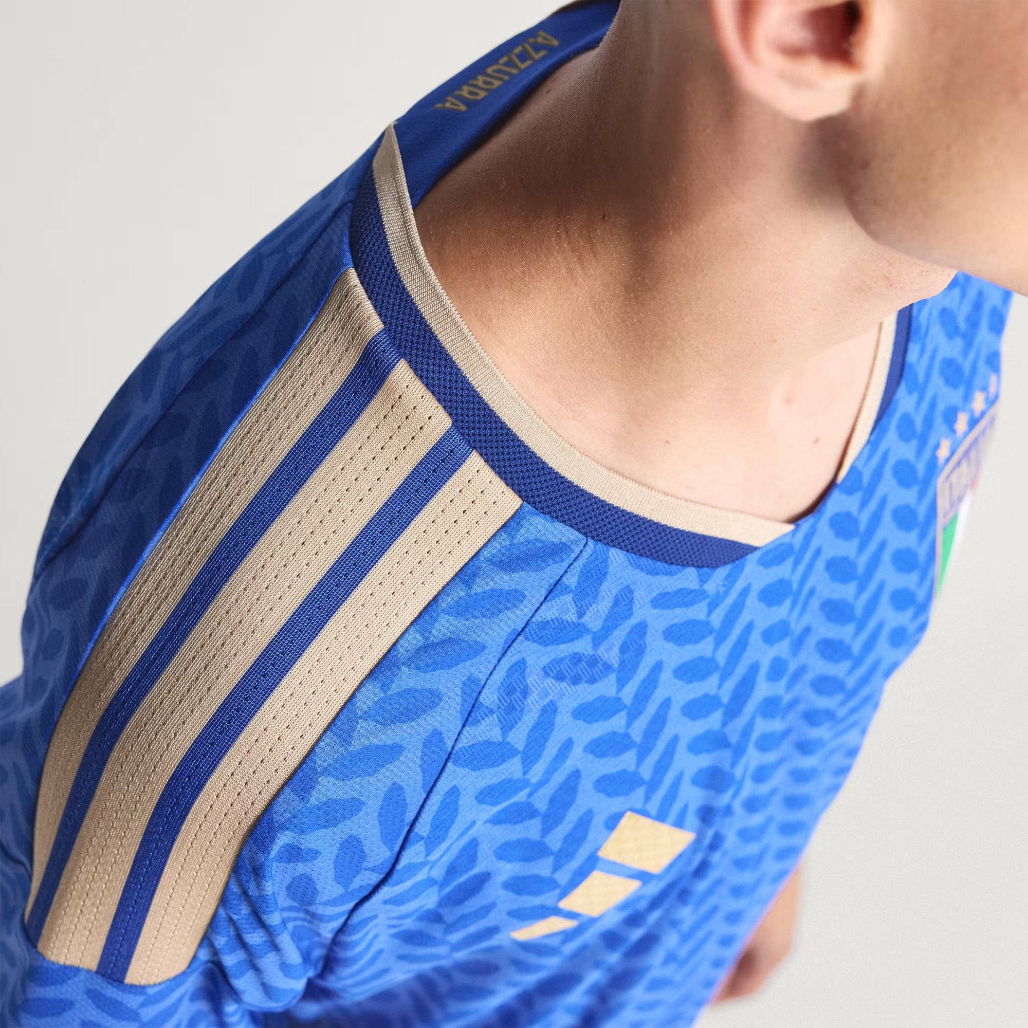 Men's Authentic adidas Italy Home Player Match Jersey 2026