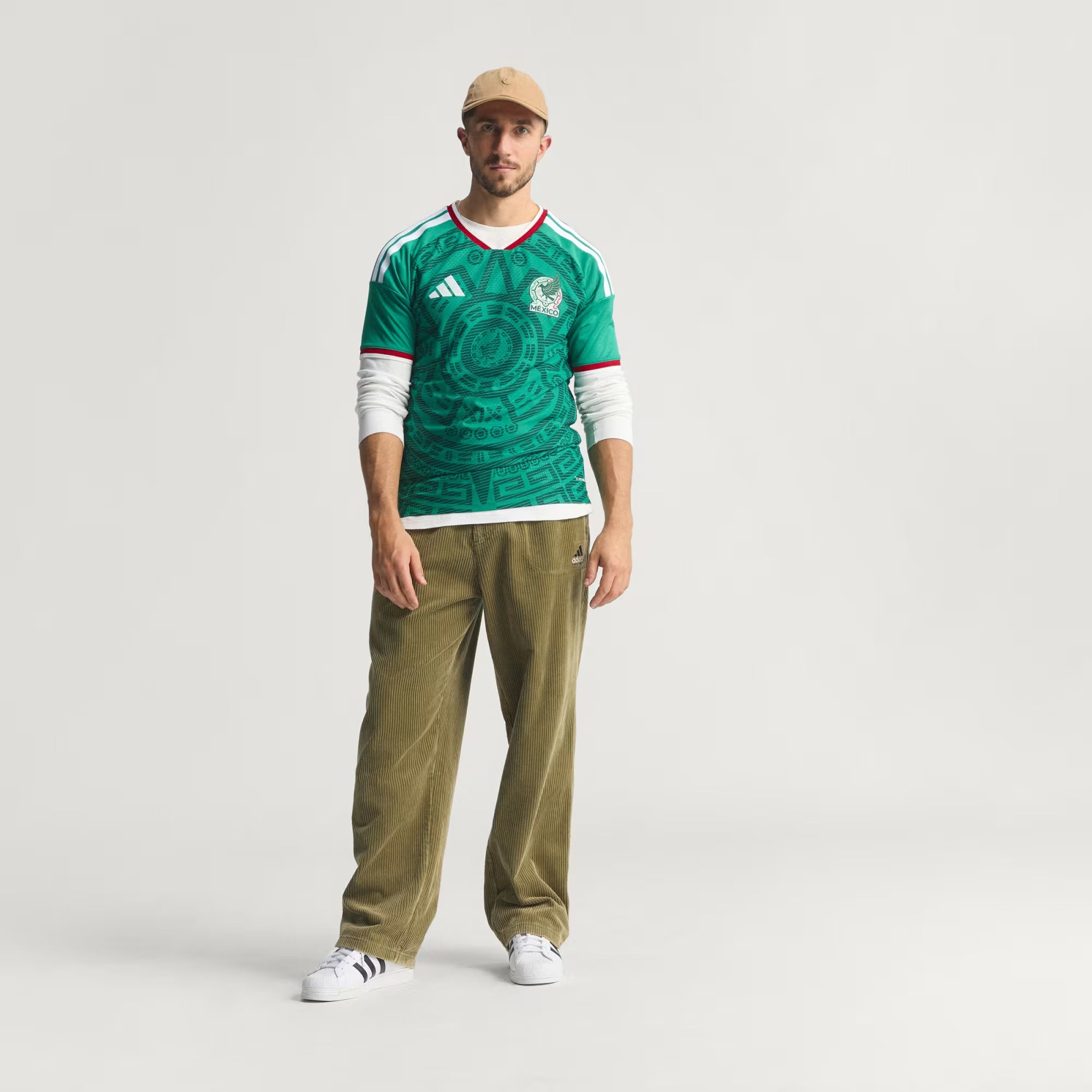 Men's Authentic adidas Mexico Player Match Jersey 2026